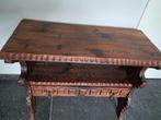 Tafeltje / bankje / kastje Antiek (70 jaar )  massief hout, Antiek en Kunst, Ophalen