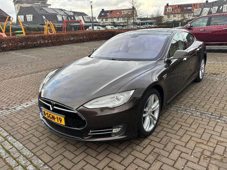 Tesla Model S 85, jonge accu, 7 zits, free supercharge, Auto's, Tesla, Particulier, Model S, ABS, Achteruitrijcamera, Airbags