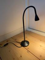 Flexibele bureaulamp zwart, Huis en Inrichting, Lampen | Tafellampen, Zo goed als nieuw, Ophalen