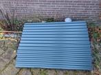Golfplaat aluminium (antraciet en wit de andere kant), Doe-het-zelf en Verbouw, Dakpannen en Dakbedekking, Ophalen, Zwart, Zo goed als nieuw