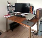 Zuiver Glimps Eettafel – 120/162 x 80 cm – Walnoot, Huis en Inrichting, Tafels | Eettafels, Ophalen, Overige materialen, Gebruikt