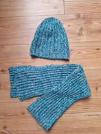 Blauwe Muts & Sjaal Set, H&M Divided, Ophalen of Verzenden, Zo goed als nieuw, Sjaal