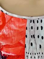 J347 Lizzy & Coco maat M=38/40 dubbelzijdige jurk wit/zwart, Kleding | Dames, Jurken, Maat 38/40 (M), Ophalen of Verzenden, Zo goed als nieuw