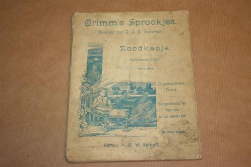 Grimm's Sprookjes - Goeverneur - Antieke uitgave 1880 !!, Antiek en Kunst, Antiek | Boeken en Bijbels, Ophalen of Verzenden