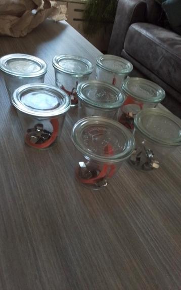 8 Kleine Weckpotjes 250ml - Origineel beschikbaar voor biedingen