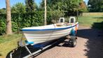 Prachtige  Askeladden 4,50 meter icl trailer en 5 pk 4tact, Watersport en Boten, Ophalen, Tot 10 pk, Zo goed als nieuw, 3 tot 6 meter