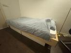 Eenpersoons bedombouw 90x220 met verstelbare lattenbodem, Huis en Inrichting, Slaapkamer | Bedden, Ophalen, 90 cm, Eenpersoons