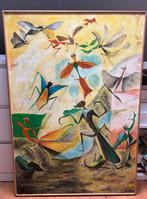 Schilderij, thema insecten, Ophalen