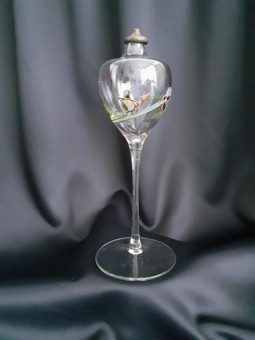 Olielamp in Tiffany-stijl, Antiek en Kunst, Antiek | Glas en Kristal, Ophalen of Verzenden