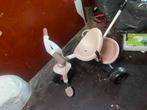 Smoby fietsje met duwstang kinderfietsje, Ophalen of Verzenden, Zo goed als nieuw