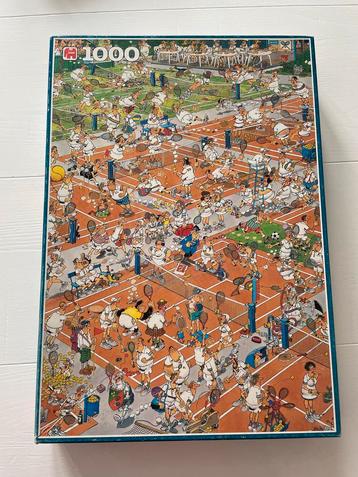 Jan van Haasteren Legpuzzel 1000 Stukjes - Tennis Thema beschikbaar voor biedingen
