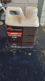 EPDM Waterbasis Lijm - Wit - 1 Liter, Wit, Nieuw, Ophalen of Verzenden, Verf