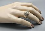 Gouden Vintage design ring diamanten. Ca: 0.50 ct. 2025/290., Sieraden, Tassen en Uiterlijk, Ringen, ., Ophalen of Verzenden, Zo goed als nieuw