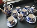 Vintage theeservies Hand Painted Delfts Blue 165, Ophalen