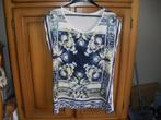 nieuw heel leuk wit zomer shirt mooie print salsa maat 42, Ophalen of Verzenden, Nieuw, Maat 42/44 (L), Wit