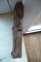 Houten beeldje 3 figuren, Antiek en Kunst, Kunst | Beelden en Houtsnijwerken, Ophalen of Verzenden