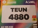 Startnummer hele marathon Eindhoven, Ophalen, Nieuw, Overige typen, Overige merken