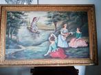 zeer mooie schilderij +-80jaar  England, Antiek en Kunst, Kunst | Schilderijen | Klassiek, Ophalen of Verzenden
