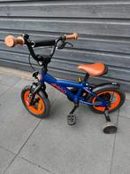 AMIGO Explorer 12 Inch Terugtraprem Blauw/Oranje (als nieuw), Fietsen en Brommers, Fietsen | Kinderfietsjes, Ophalen, Zijwieltjes