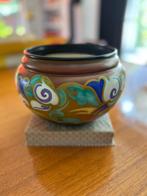 Art deco Schoonhoven Gouda bloempot, Antiek en Kunst, Ophalen of Verzenden
