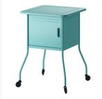 Vettre turquoise groen blauw nachtkastje IKEA, Ophalen, Zo goed als nieuw, Hout