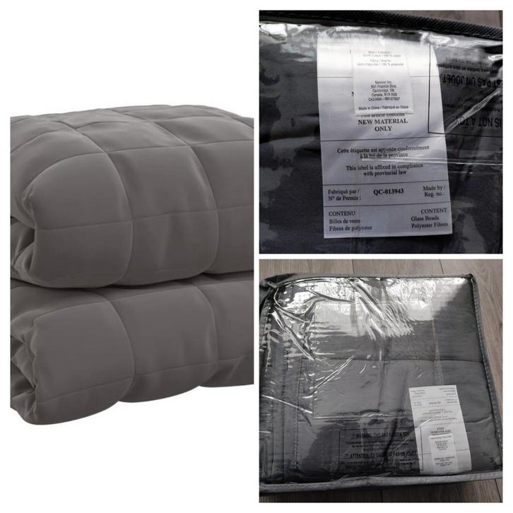 Verzwaringsdeken 122 cm breed x 183 cm lengte 6,8 kg nieuw, Huis en Inrichting, Slaapkamer | Beddengoed, Nieuw, Deken of Dekbed