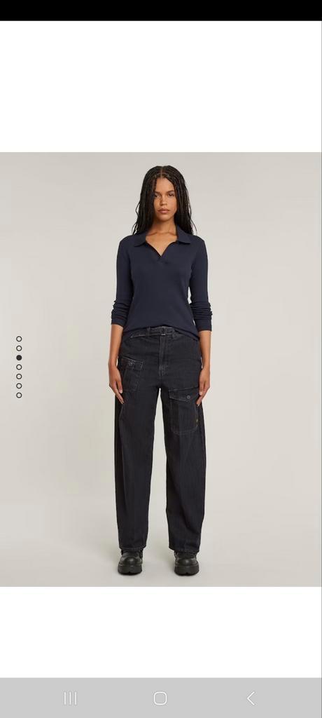 Nieuwe G Star Belted Cargo jeans, W27 en L32, Kleding | Dames, Spijkerbroeken en Jeans, Nieuw, W27 (confectie 34) of kleiner, Zwart