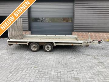 Machinetransporter oprijwagen aanhanger aanhangwagen 3500 kg beschikbaar voor biedingen