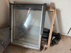 2 Velux Dakramen 78x98cm - Dubbel Glas, Ophalen, Gebruikt, Minder dan 80 cm, 80 tot 120 cm