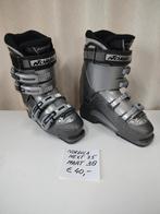 Nordics skischoenen maat 38 antraciet en grijs metallic, 140 tot 160 cm, Gebruikt, Schoenen, Ophalen of Verzenden