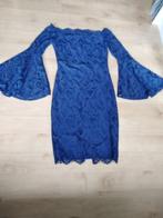 Kanten blauwe jurk, Kleding | Dames, Jurken, Blauw, Ophalen of Verzenden, Zo goed als nieuw, Maat 36 (S)