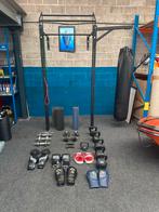 Crossmax Fitness Rek met Boxzak & Accessoires, Ophalen, Gebruikt, Krachtstation, Armen