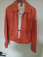 Leren jas nieuw maat l, Kleding | Dames, Jassen | Zomer, Ophalen, Nieuw, Maat 42/44 (L), Oranje