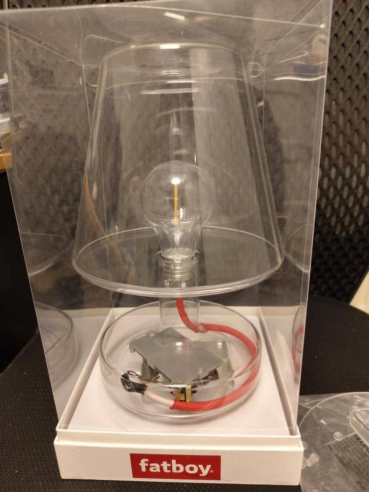 Fatboy Transloetje Lamp - Transparant, Huis en Inrichting, Lampen | Tafellampen, Nieuw, Minder dan 50 cm, Ophalen of Verzenden