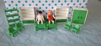 Playmobil meubels met 2 poppetjes, Kinderen en Baby's, Speelgoed | Playmobil, Ophalen of Verzenden, Gebruikt