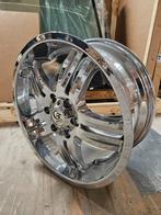 6x120 18 INCH VELGEN chroom gmc chevy cadillaac buick ford, 18 inch, Gebruikt, Velg(en), Ophalen of Verzenden