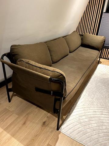 HAYCAN SOFA 3 ZITTERBANK GROEN/BRUIN  beschikbaar voor biedingen