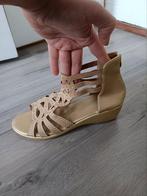 Nieuwe gouden sandalen dames, Ophalen, Geel, Nieuw, Sandalen of Muiltjes