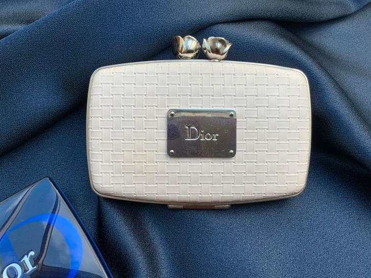 Dior, vintage, cosmetic bag, makeup, clutch, collectorsitem, Sieraden, Tassen en Uiterlijk, Uiterlijk | Cosmetica en Make-up, Gebruikt