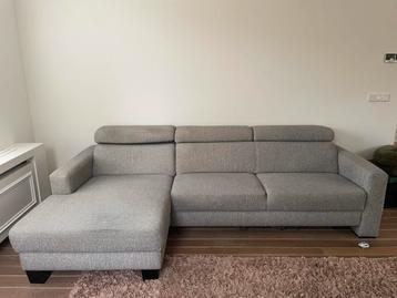 Grijze hoekbank (rechts) - Veegers Meubelen