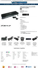 Audio System X2000.1D XION 2000W RMS monoblok versterker, Auto diversen, Info@optimount.nl, Nieuw, Ophalen of Verzenden, Anholtseweg 48A 7091 HB DINXPERLO