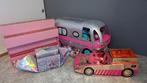Heeeel veel LOL surprise, camper ,auto en veel poppetjes, Ophalen of Verzenden, Zo goed als nieuw, Jongen of Meisje