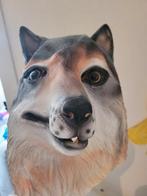 Honden- of wolvenmasker - Perfect voor carnaval!, Ophalen of Verzenden, Zo goed als nieuw, Carnaval, Accessoires