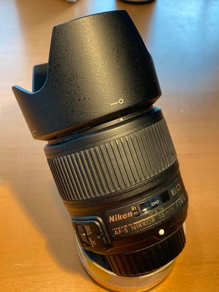 NIKON Nikkor AF-S 35mm 1:1.8 G ED (voor fullframe en DX), Audio, Tv en Foto, Fotografie | Lenzen en Objectieven, Zo goed als nieuw