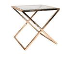 Colmore Diga Bijzettafel - Nieuw in Doos!, 45 tot 60 cm, Nieuw, Glas, Rechthoekig