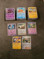 300 Japanse pokemon kaarten en 5 Engelse reverse/holo, Ophalen of Verzenden, Zo goed als nieuw, Meerdere kaarten, Foil