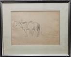 Schilderij met etiket lijstenmaker Heijdenrijk te Amsterdam, Antiek en Kunst, Verzenden