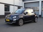 Fiat 500C 0.9 TwinAir Turbo Lounge Airco, navigatie, lederen, Gebruikt, Cabriolet, Zwart, Handgeschakeld