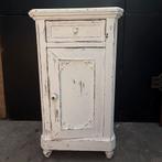 Antiek Frans Nachtkastje – Wit Brocante Uniek Stuk, Antiek en Kunst, Antiek | Meubels | Kasten, Ophalen