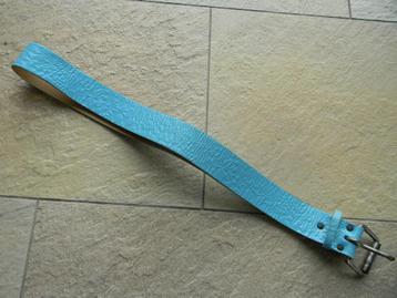 Turquoise riem                                               beschikbaar voor biedingen